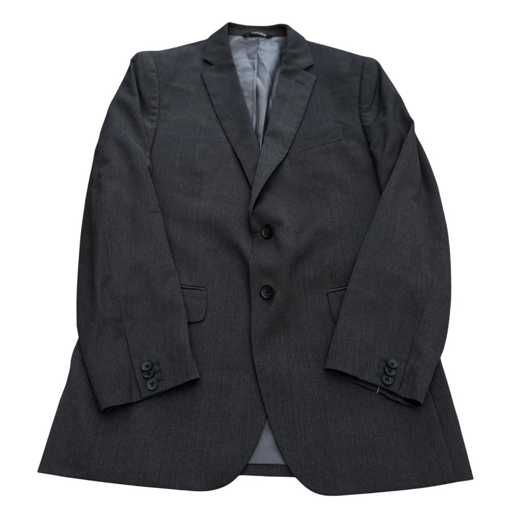 Banana Republic 40R Tailored Fit Blazer Lanificio F.lli Cerruti 100% Wool Gray